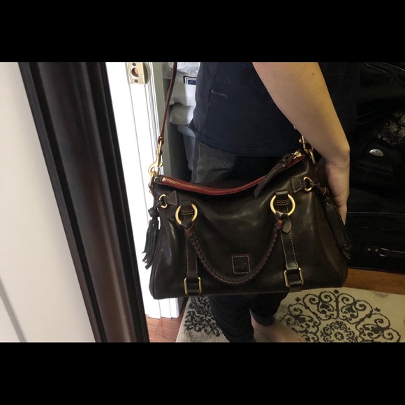 Dooney & Bourke Brown Tmoro Small Florentine Bag - Picture 6 of 7